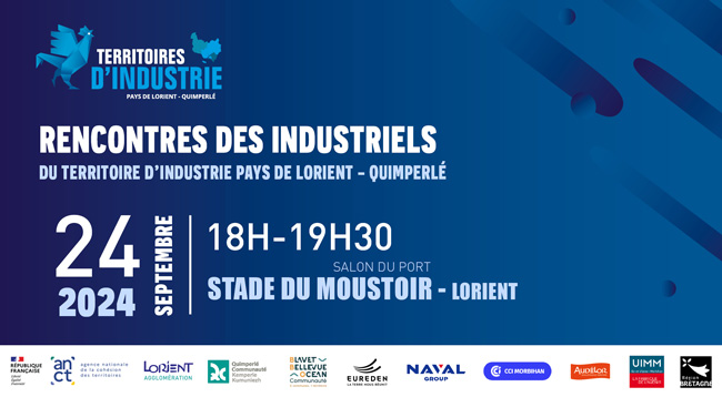 Rencontre des industriels du territoire d'inndustrie Pays de Lorient-Quimperlé