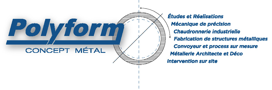 Logo Polyform Concept Métal