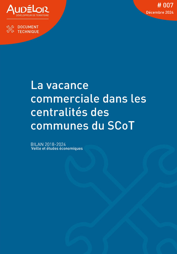 La vacance commerciale dans les centralités des communes du SCoT du pays de Lorient. Bilan 2018-2024